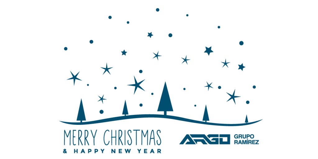 Feliz Navidad y feliz Año 2026 desde Transportes Argo Container